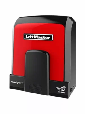 El motor de portón corredizo LiftMaster SL1000 es una solución robusta y eficiente para gestionar el acceso en comunidades residenciales.