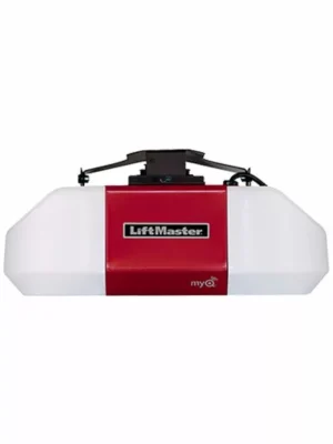 Motor 8587W de LiftMaster, para portónes elevadizos, motor de 3/4 HP de corriente alterna, desbloqueo, riel reforzado. Con tecnología MyQ.