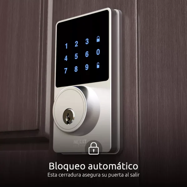 Cerradura Nexxt en uso