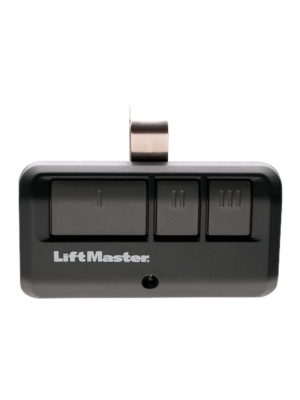 Control remoto 893LM: 3 botones, hasta 3 puertas o luces, tecnología Security+ 2.0, configuración rápida y batería duradera.